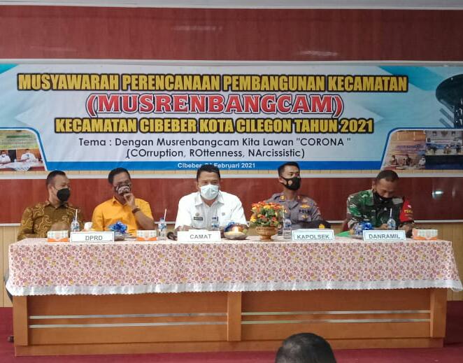 Musrenbangcam Cibeber Ajak Masyarakat Melawan "CORONA" (COrruption,ROttenness,NAarcissistic)